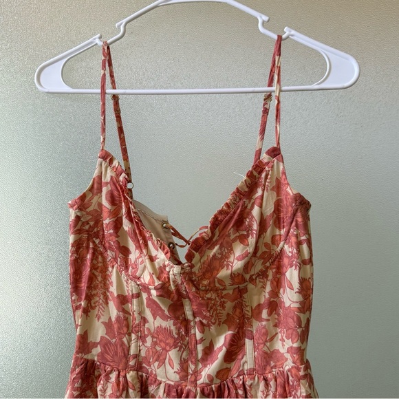 V. CHAPMAN Margherita Midi Dress in Apple Blossom Sz 2 - Picture 5 of 9